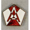 WW II Enamel 15th Army Patch "D.I."