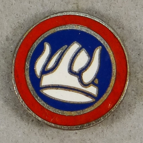 WW II Enamel 47th Div. Patch "D.I."