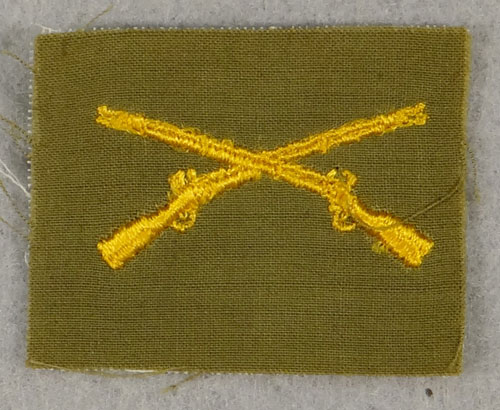 WW II Cloth Infantry Officer Branch Insignia