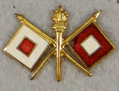 WW II Army Signal Corps Officer Collar Insignia