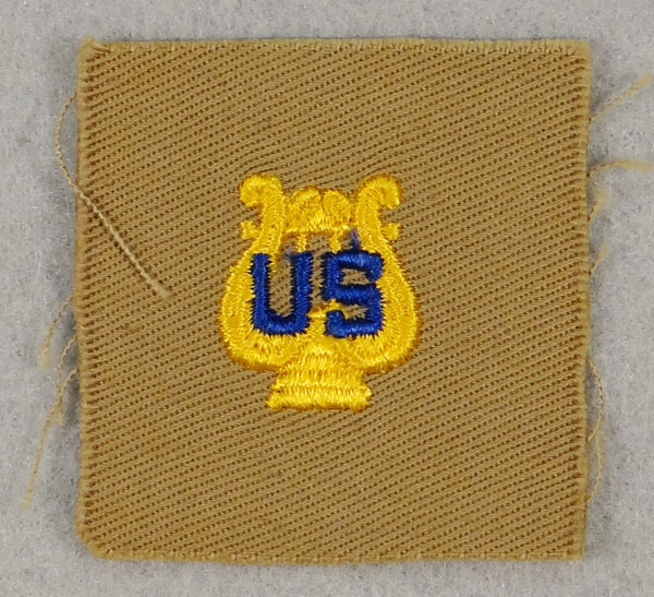 WW II Army Cloth Officer Musician’s Collar Insignia