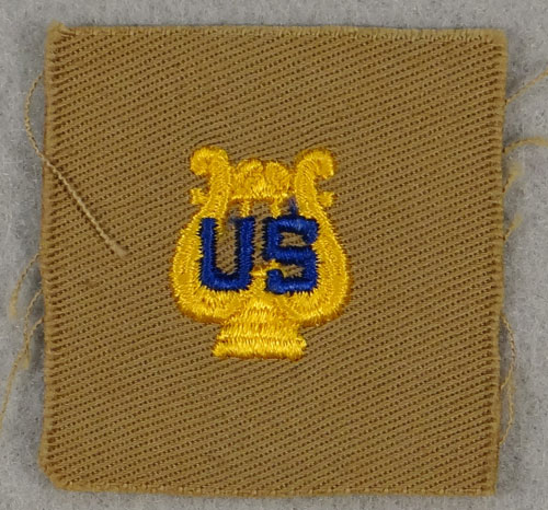 WW II Army Cloth Officer Musician’s Collar Insignia