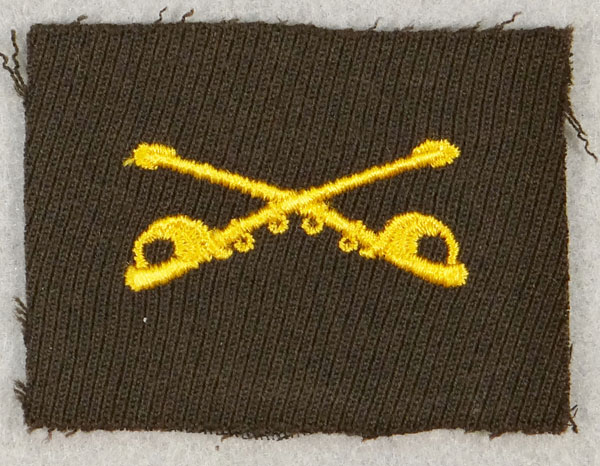 WW II Army Cavalry Officer Cloth Insignia