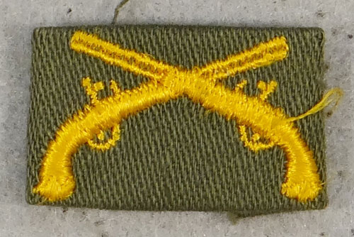 Vietnam War Period Cloth Officer Military Police Collar Insignia