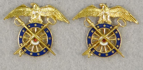 WW II Army Quartermaster Officer Collar Insignia