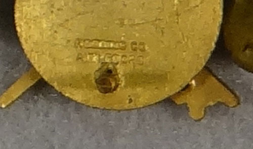 WW II Army Quartermaster Officer Collar Insignia