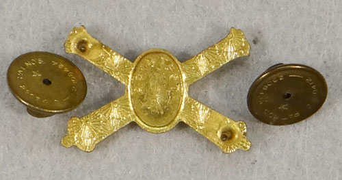 WW II U.S. Army Coast Artillery Officer Collar Insignia