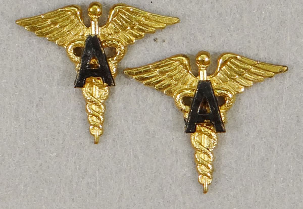 WW II Army Medical Administrative Officer Collar Insignia