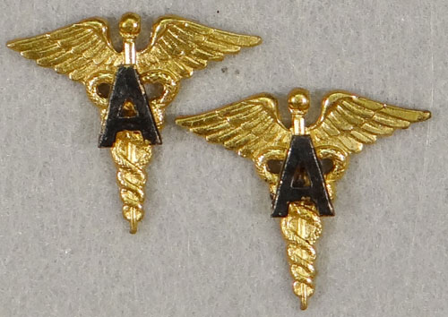 WW II Army Medical Administrative Officer Collar Insignia