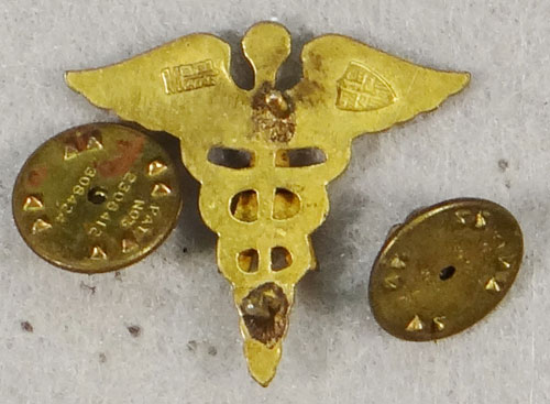 WW II Army Medical Administrative Officer Collar Insignia