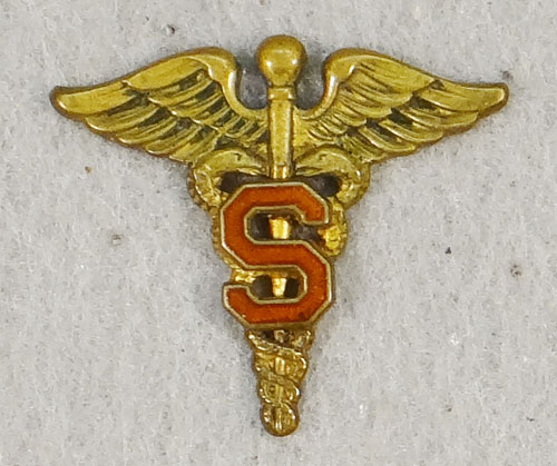 WWII Army Sanitary Corps Officer Collar Insignia