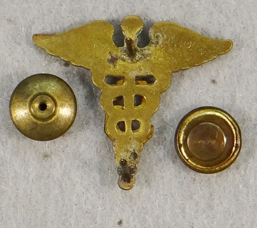 WWII Army Sanitary Corps Officer Collar Insignia