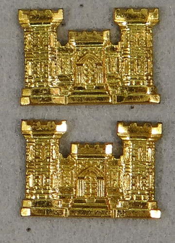 WW II Army Engineers Officer Collar Insignia