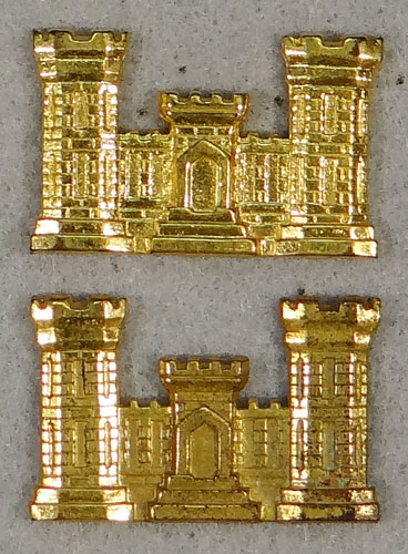 WW II Army Engineers Officer Collar Insignia