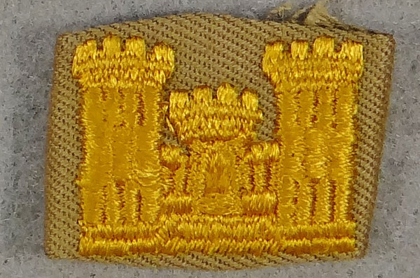 U.S. Army Cloth Engineers Officer Collar Insignia