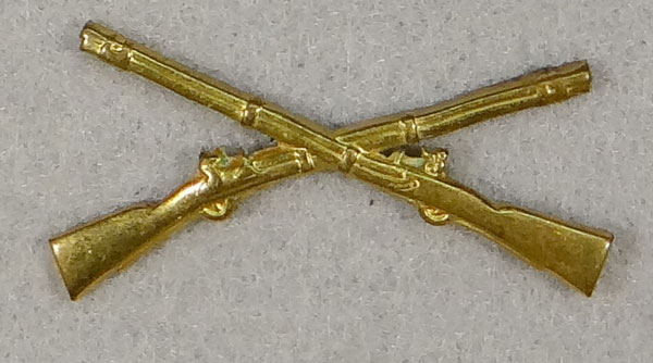 WW II Infantry Officer Collar Insignia