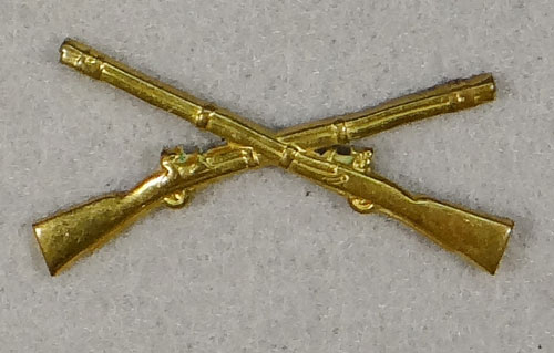 WW II Infantry Officer Collar Insignia