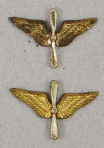 1930’s WW II Army Air Force Officer Collar Insignia