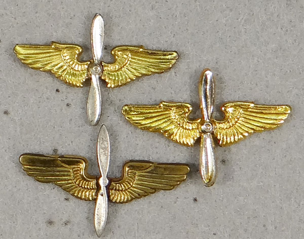 WW II Army Air Force Officer Collar Insignia’s