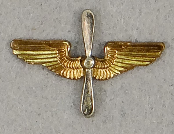 WW II Screw Back Army Air Force Officer Collar Insignia