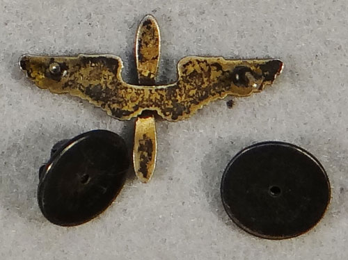 WW II Sterling AAF Officer Collar Insignia