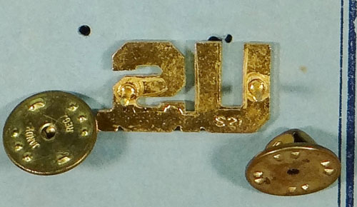 U.S. Army Officer "U.S." Collar Insignia