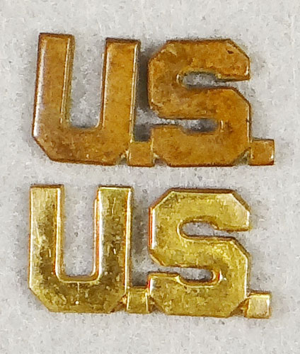 WW II Army Officer "U.S." Collar Insignia