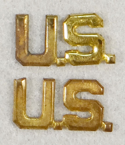 WWII/Korean War Army Officers "U.S." Collar Insignia