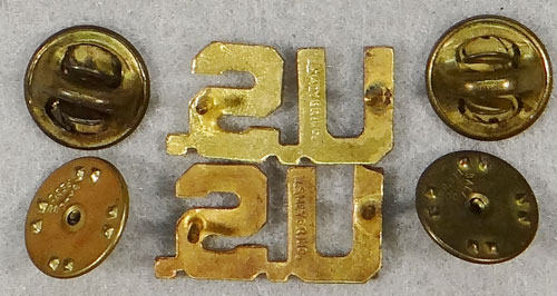 WWII/Korean War Army Officers "U.S." Collar Insignia