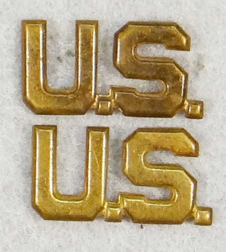 WW II Army Officer "U.S." Collar Insignia