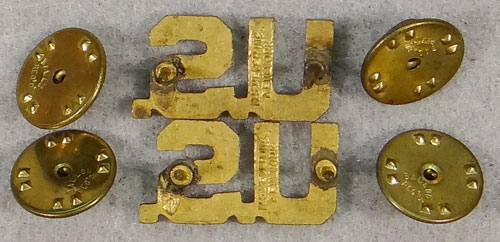 WW II Army Officer "U.S." Collar Insignia