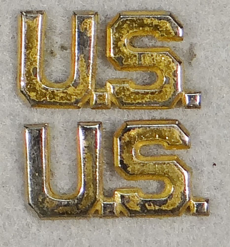 WW II Army Officer "U.S." Collar Insignia