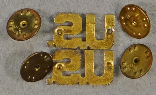 WW II Army Officer "U.S." Collar Insignia