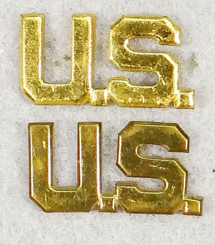 WW II Army Officer "U.S." Collar Insignia