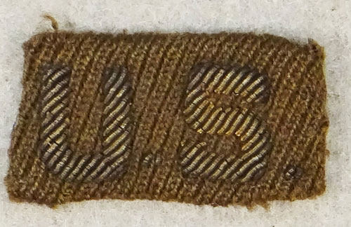 WW II Bullion Army Officer "U.S." Collar Insignia