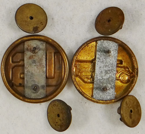 WW II Army Tank Destroyer Enlisted Collar Disk Set