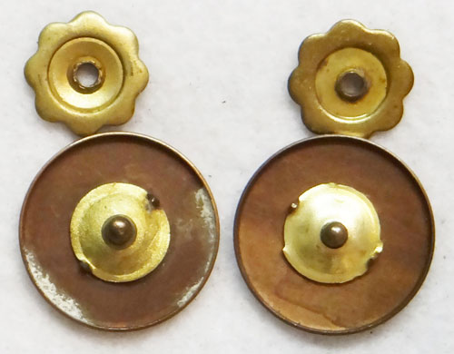 WW II Army Air Force Enlisted Collar Disk Set