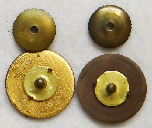 WW II Army Quartermaster Enlisted Collar Disk Set