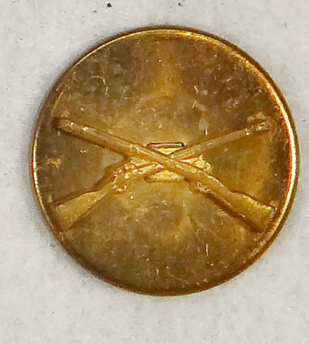 WW II Army Infantry Enlisted Collar Disk