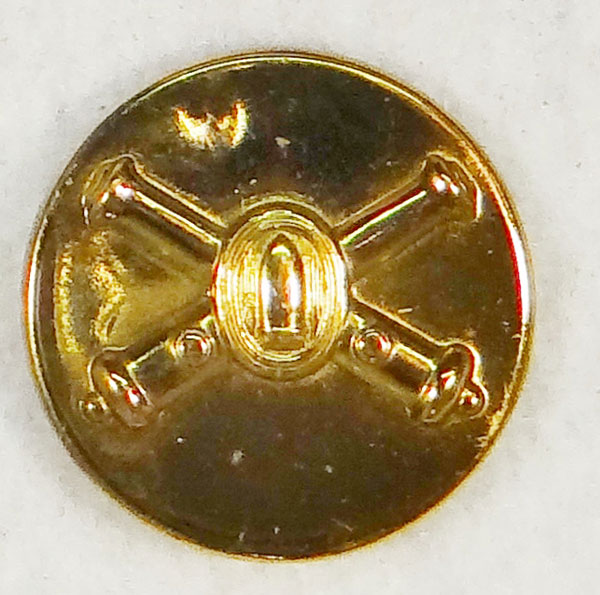 WW II Army Coast Artillery Enlisted Collar Disk WW II Army Coast Artillery Enlisted Collar Disk