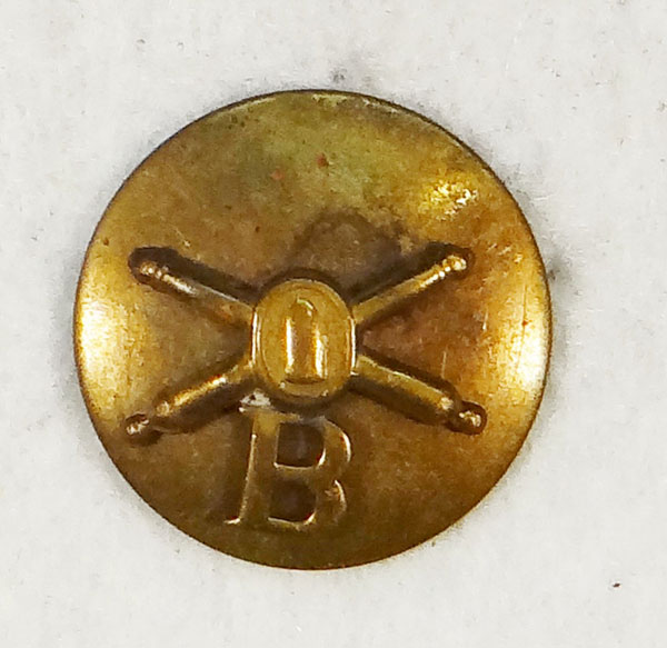 1945/48 Army Coast Artillery Enlisted Collar Disk 1945/48 Army Coast Artillery Enlisted Collar Disk
