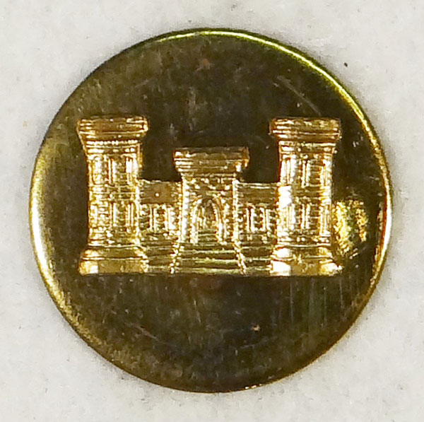 WW II Army Engineers Enlisted Collar Disk
