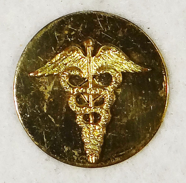 WW II Army Medical Corps Enlisted Collar Disk