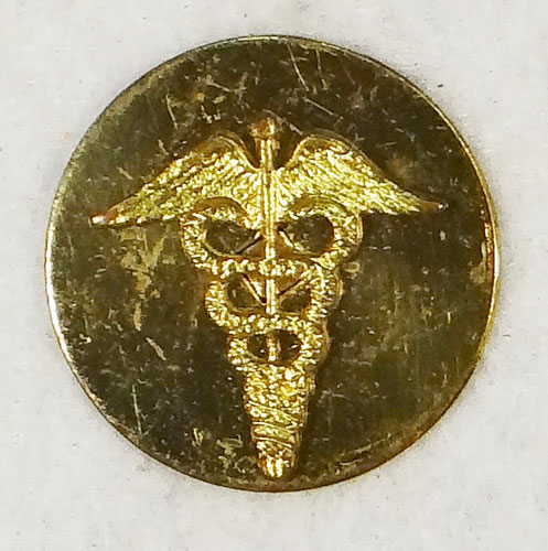 WW II Army Medical Corps Enlisted Collar Disk