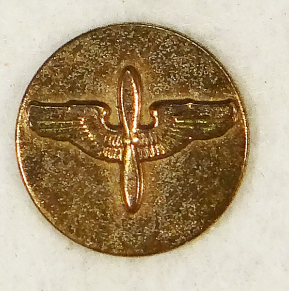 WW II Army Air Force Enlisted Collar Disk