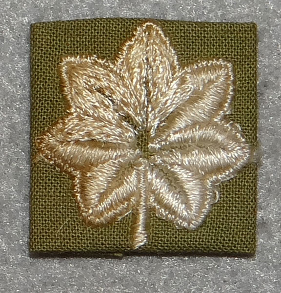 WW II Lt. Colonel Cloth Rank Insignia