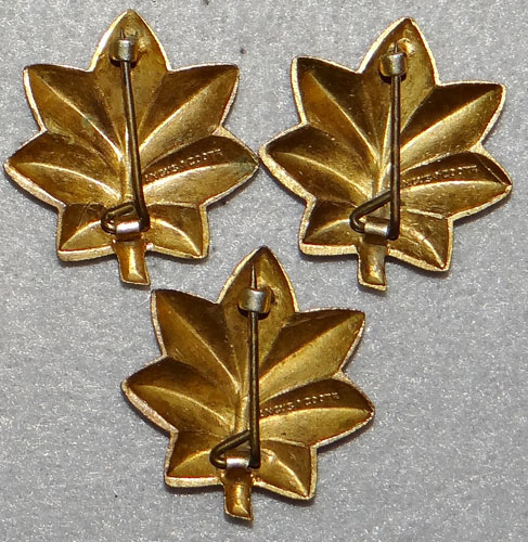WW II British Made U.S. Major Rank Insignia