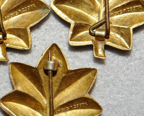 WW II British Made U.S. Major Rank Insignia
