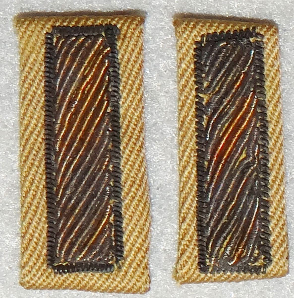 WW II Gold Bullion 2nd Lt. Rank Insignia