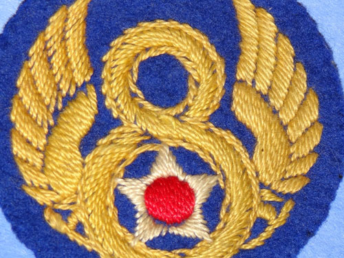 English Made WW II 8th Army Air Force Shoulder Patch